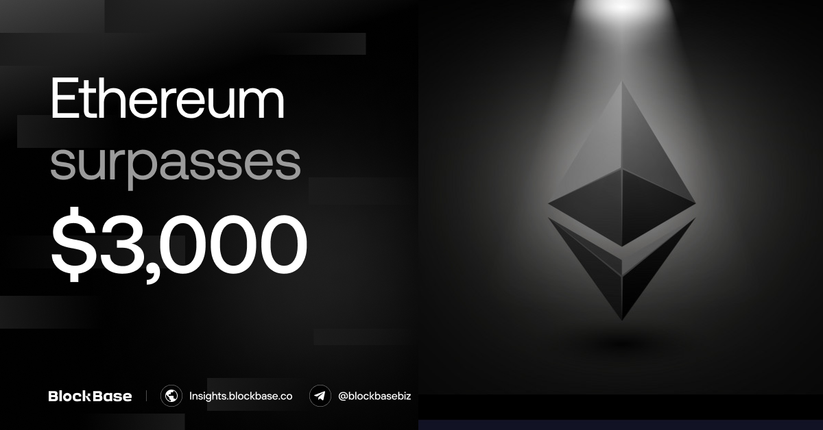 Ethereum Surpasses $3,000 – The Queen’s Return