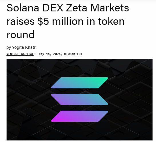 Solana DEX Zeta Markets