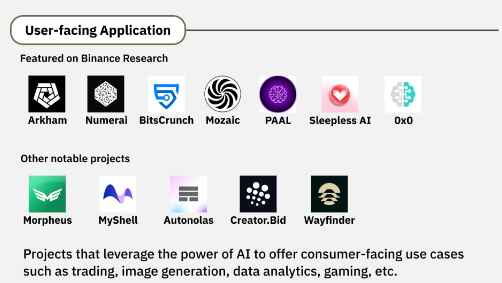 AI user-facing application