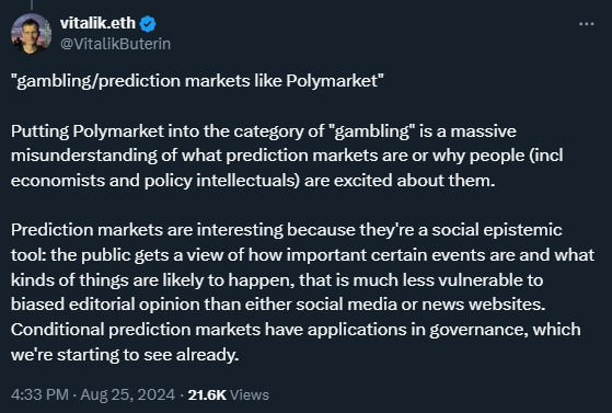 Polymarket prediction