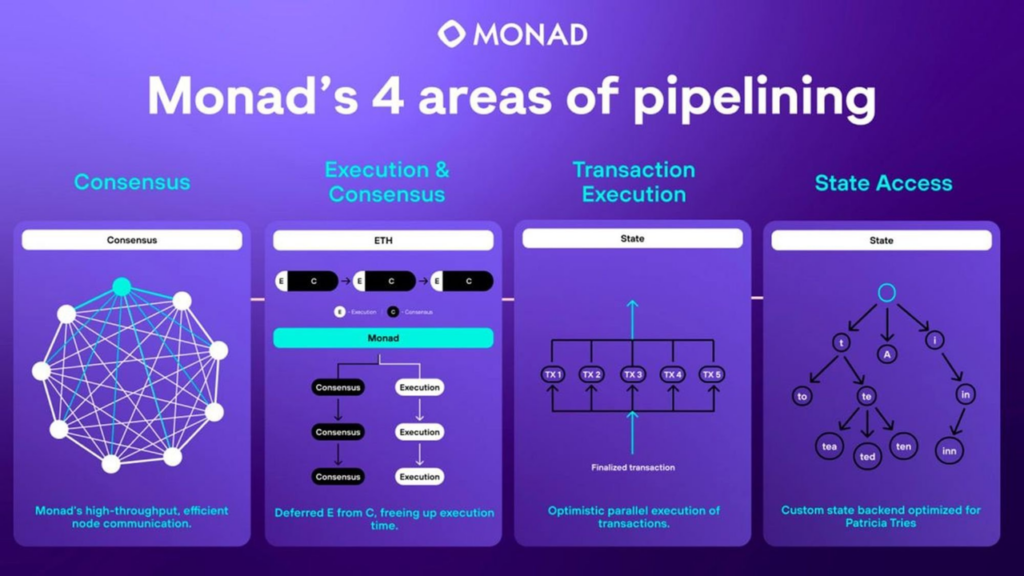 Monad's 4 areas