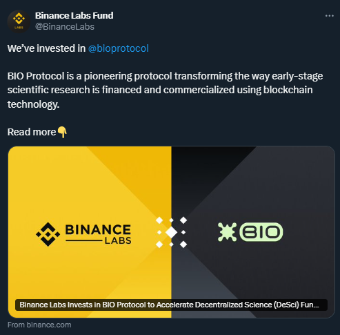 Binance Labs Fund