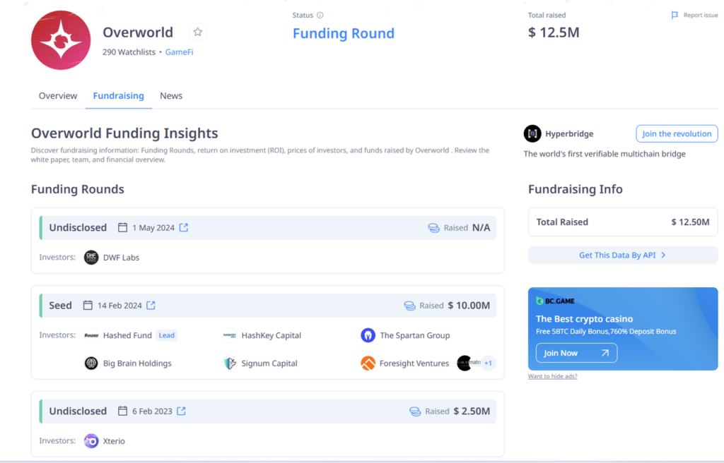 Xterio Funding Round